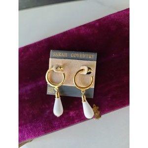 Vintage Sarah Coventry Dangling Pierced Earrings NWT